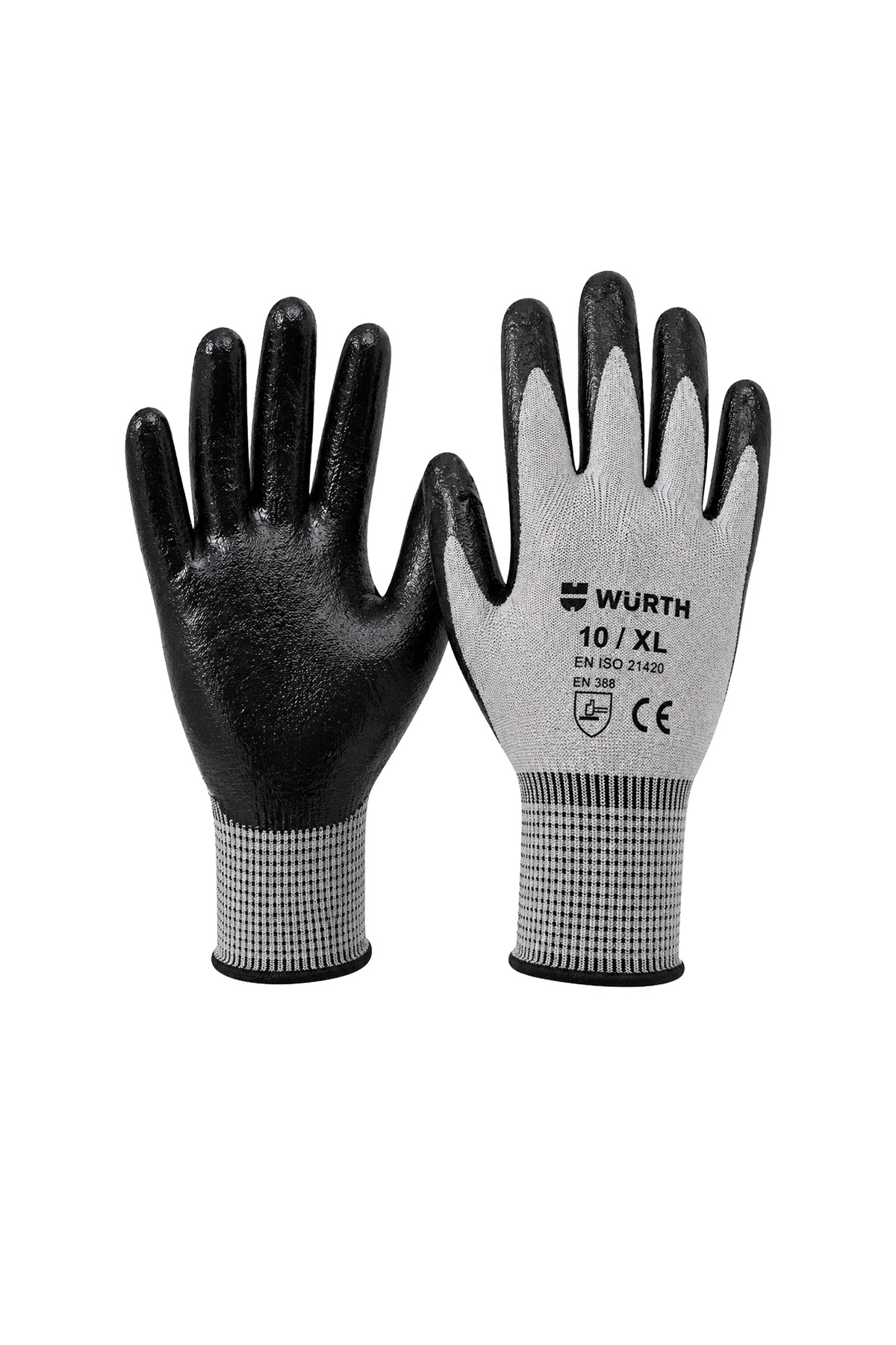 Würth TigerFlex Nitril Kaplı İş Eldiveni - 10/XL Beden