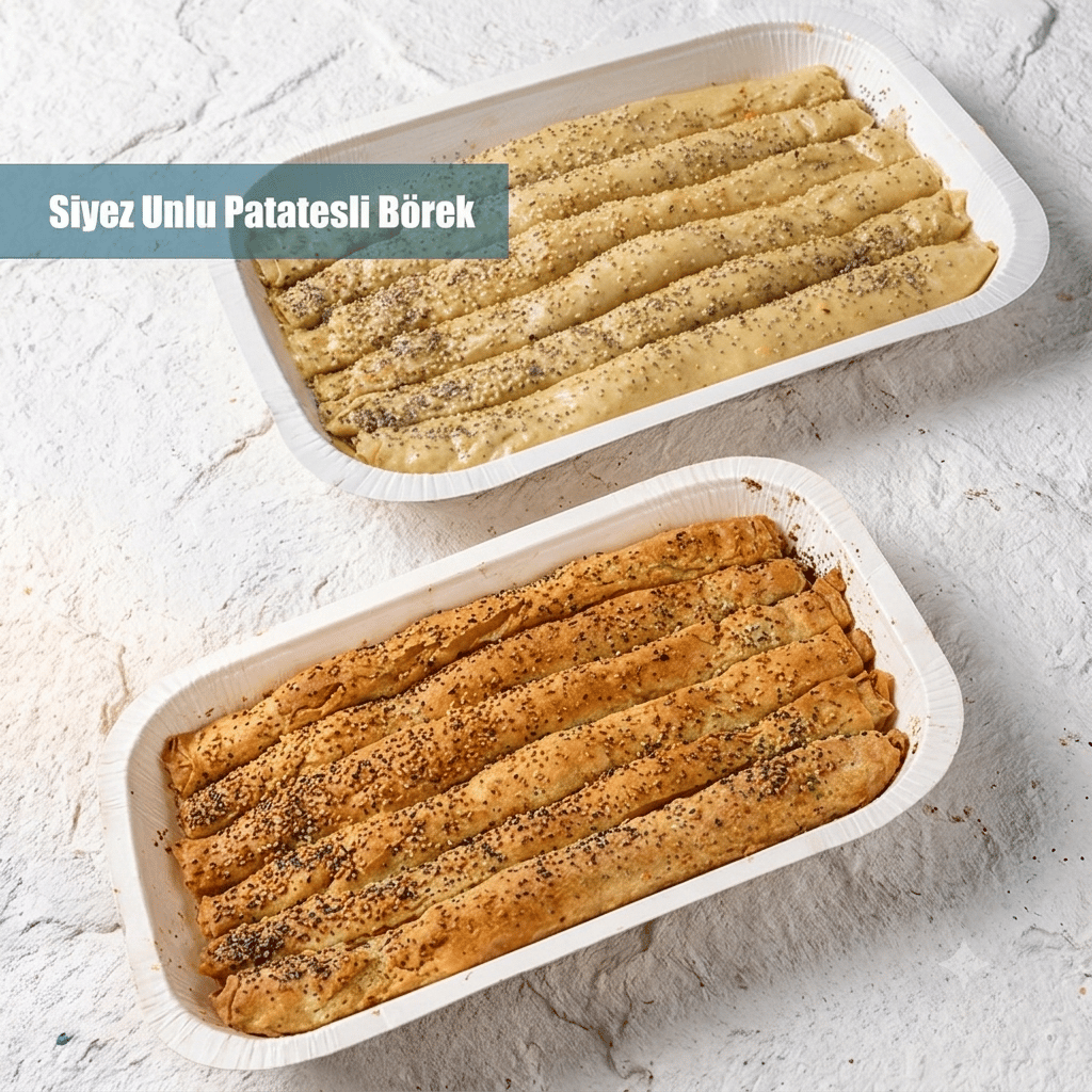Siyez Unlu Patatesli Börek
