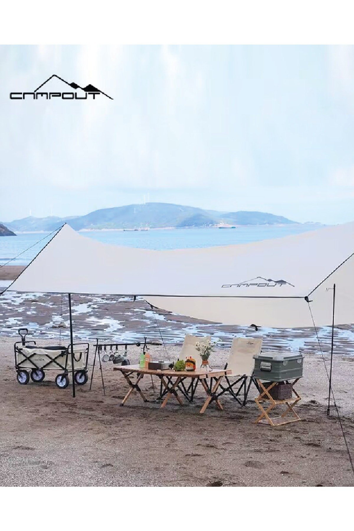 CAMPOUT TARP 4.40X3.40X2.90 MT