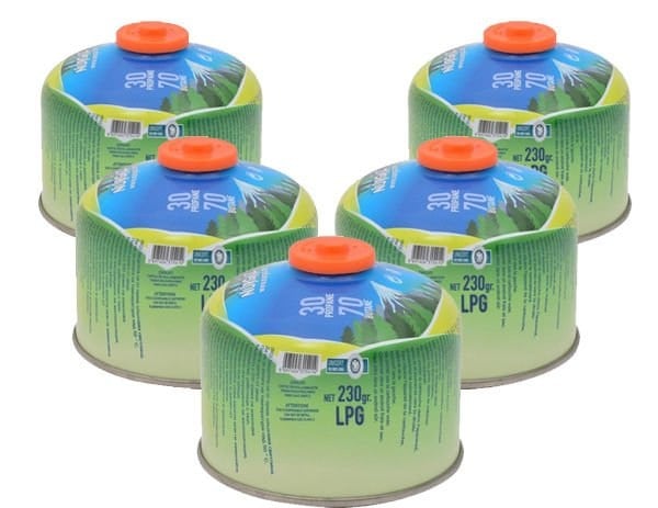 Nurgaz Kamp Ocağı Kartuşu 230 Gram 5'li Set