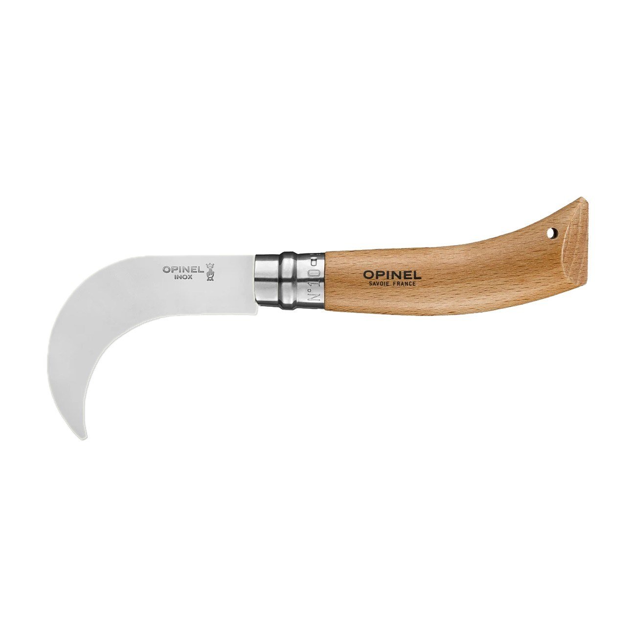 Opinel Inox N°10 Katlanır Bahçe ve Budama Çakısı
