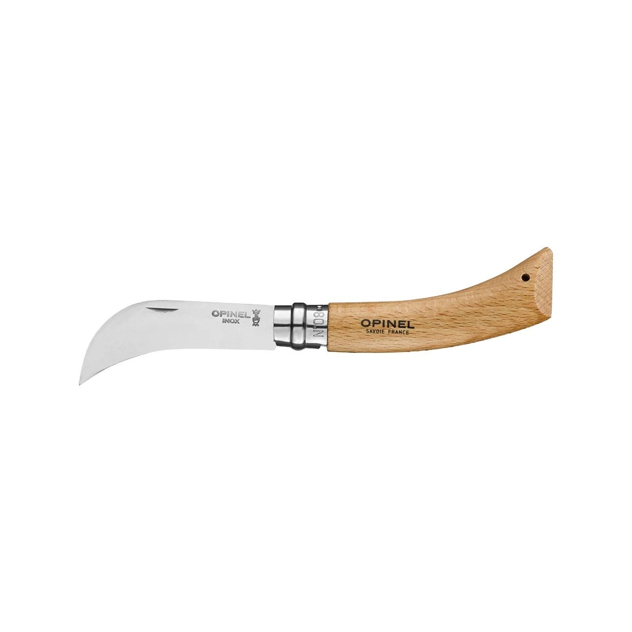 Opinel Inox N°8 Katlanır Bahçe ve Budama Çakısı
