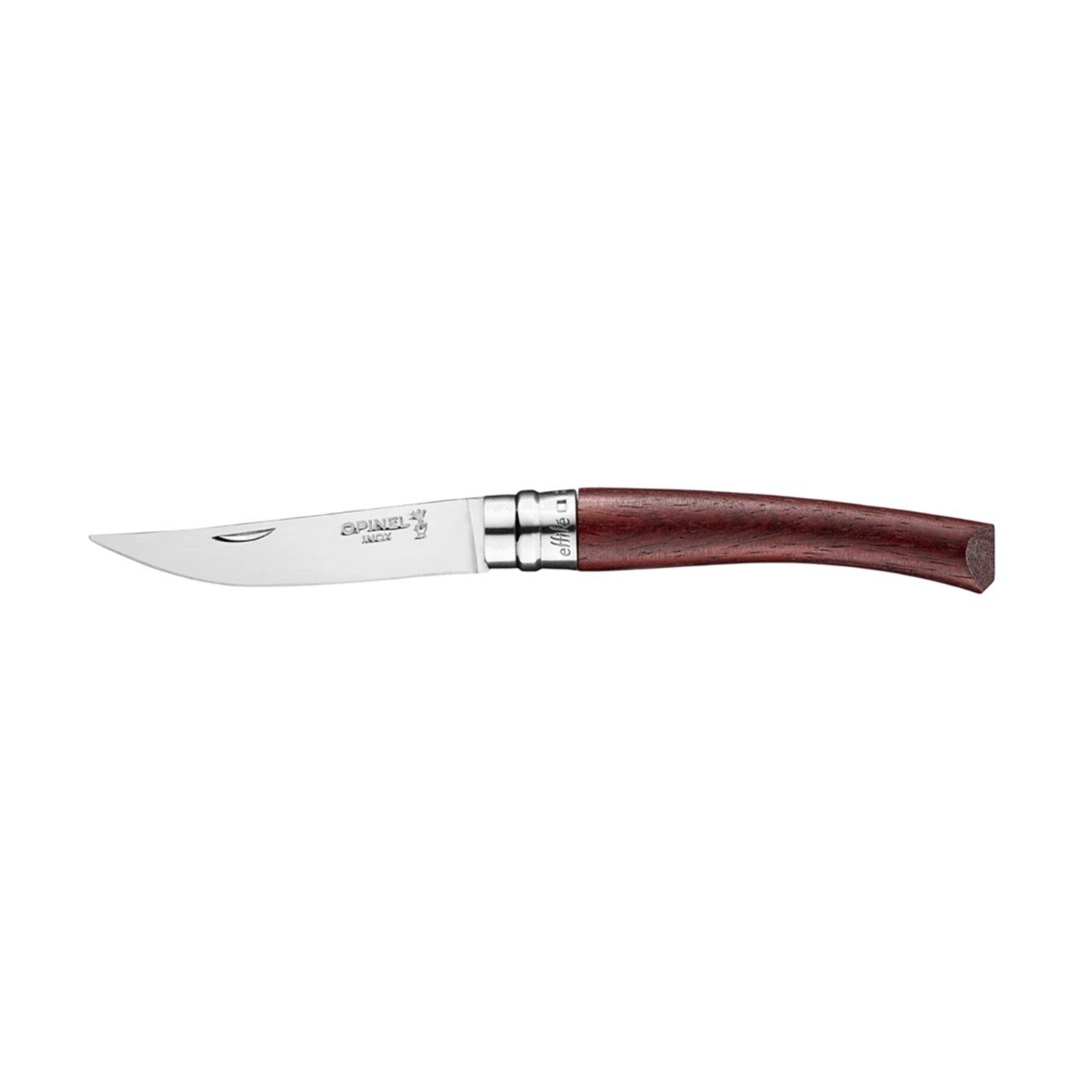Opinel N°8 Effile Paduk Saplı, İnce ve Keskin Çelik Çakı