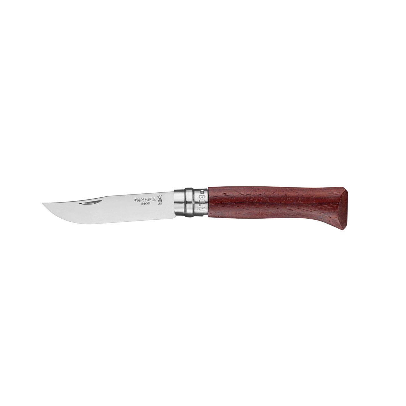Opinel N°8 Paduk Saplı Paslanmaz Çelik Çakı