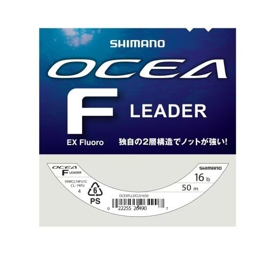Shimano Misina Ocea EX Fluoro Leader 50m 0.169mm 4lb Clear