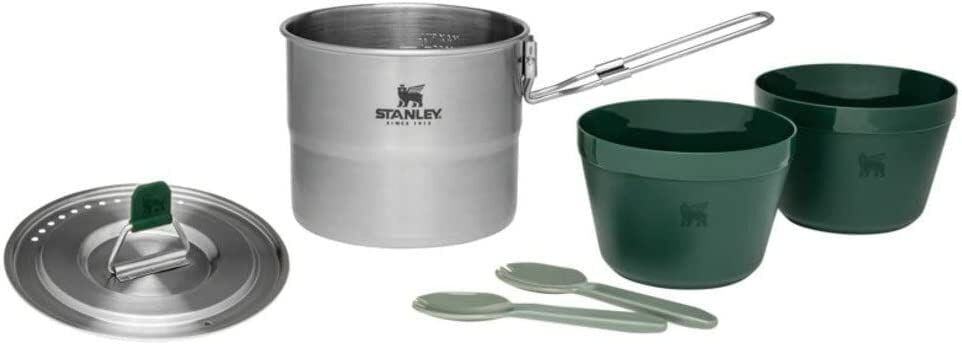 Stanley Üniseks – Yetişkin Cook Set For Two Pişirme Seti, Gri, Yükseklik: 11 Cm