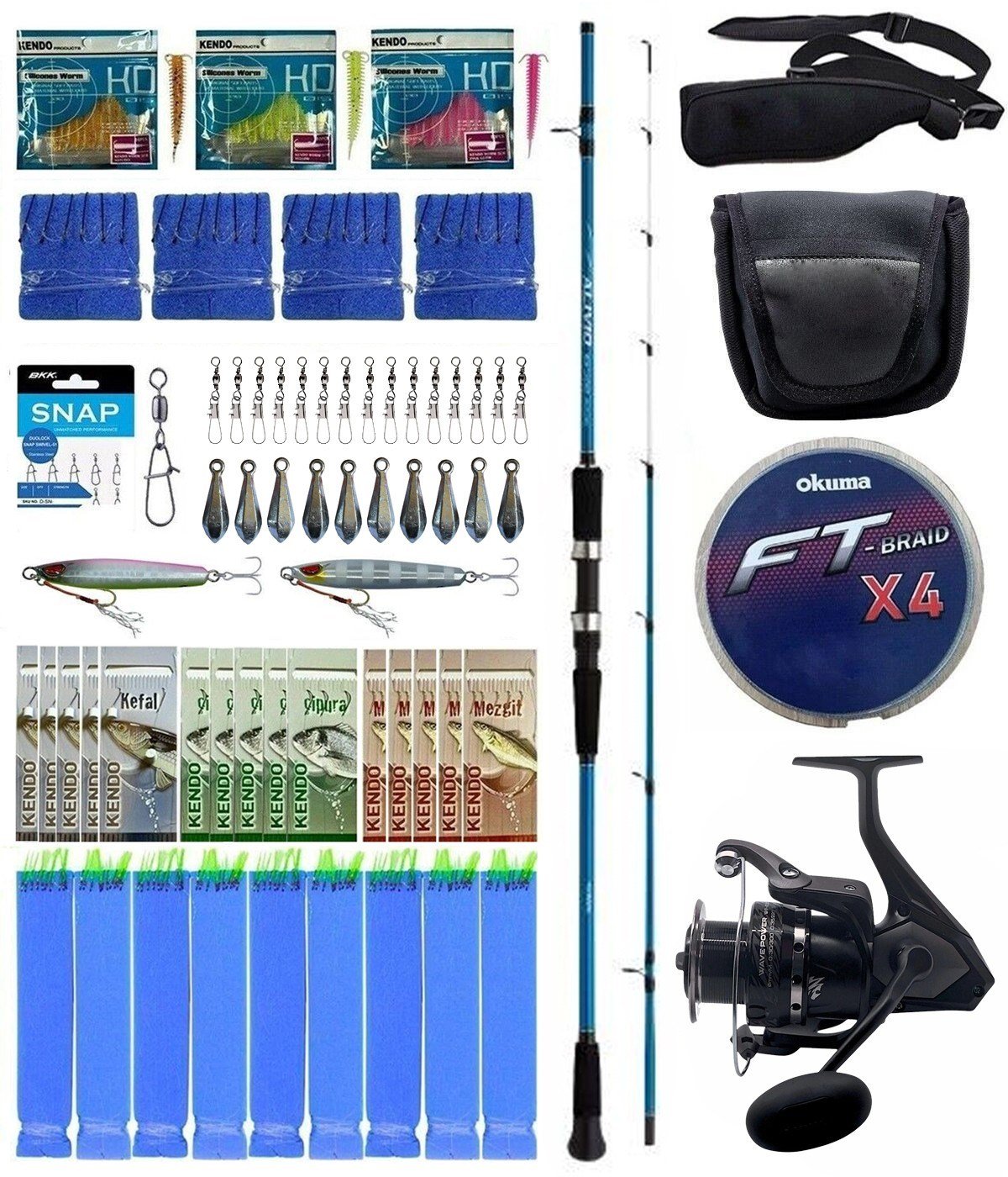 Yek Outdoor Hazır Tekne Oltası Seti Shimano Kamış Alivio Boat Quiver 1,50m 50-150g 2pc&Okuma Wave Power WP-6000A1 Olta Makinesi