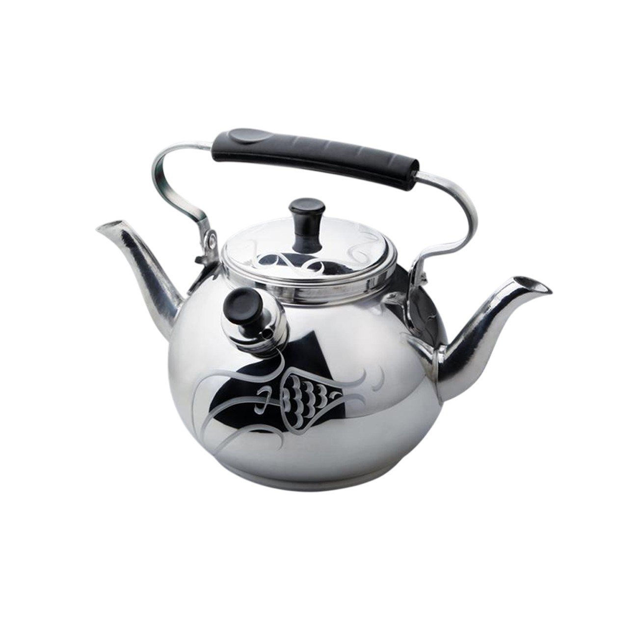 Yek Outdoor N°20 Çift İbrikli Lüks İşlemeli Alüminyum Çaydanlık 2,5 Litre