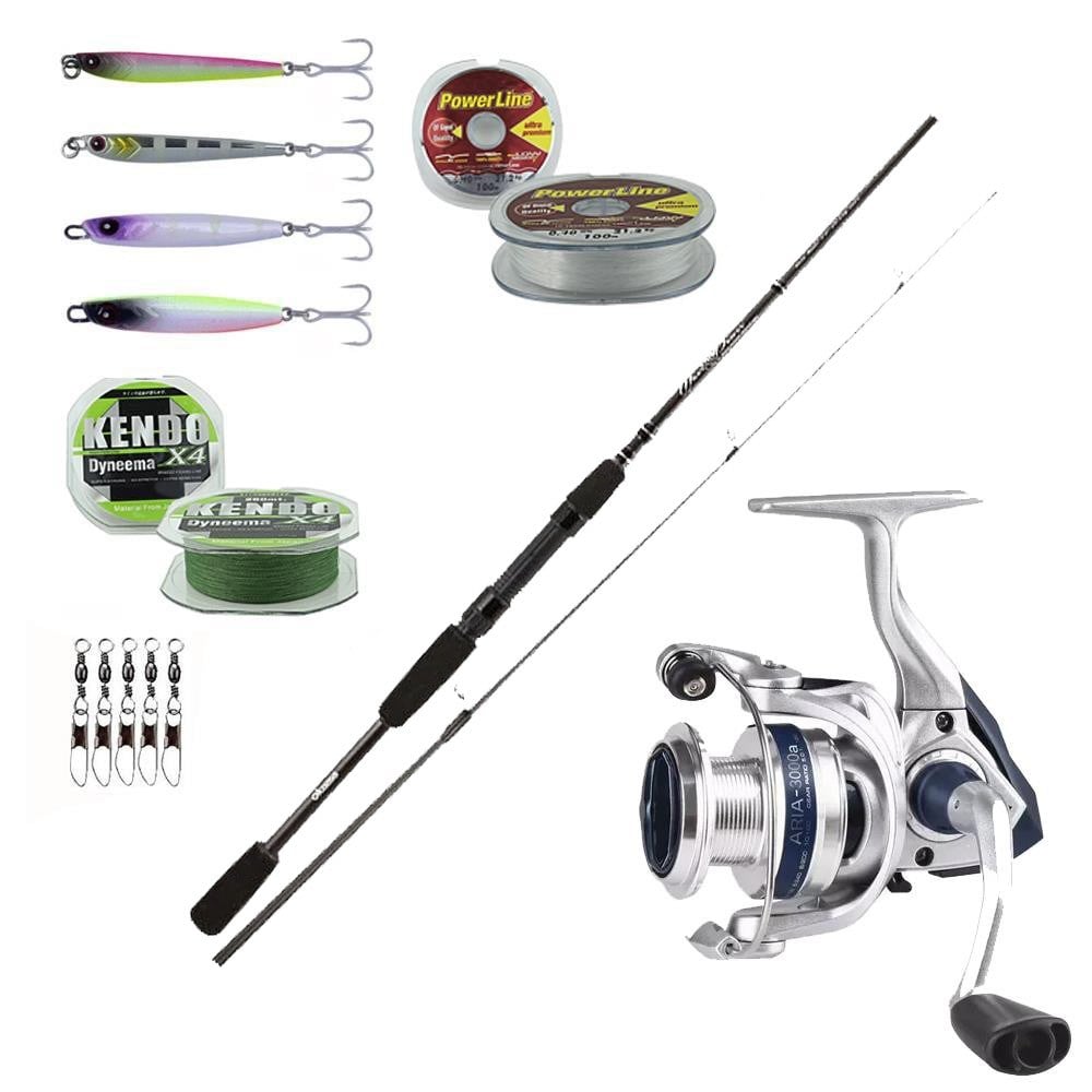 YekOutdoor Okuma Profesyonel LRF Seti Okuma Wave Power 228 cm 2-12 gr Lrf Kamışı&Okuma ARIA-1000a Painting Silver 1BB Olta Makinesi