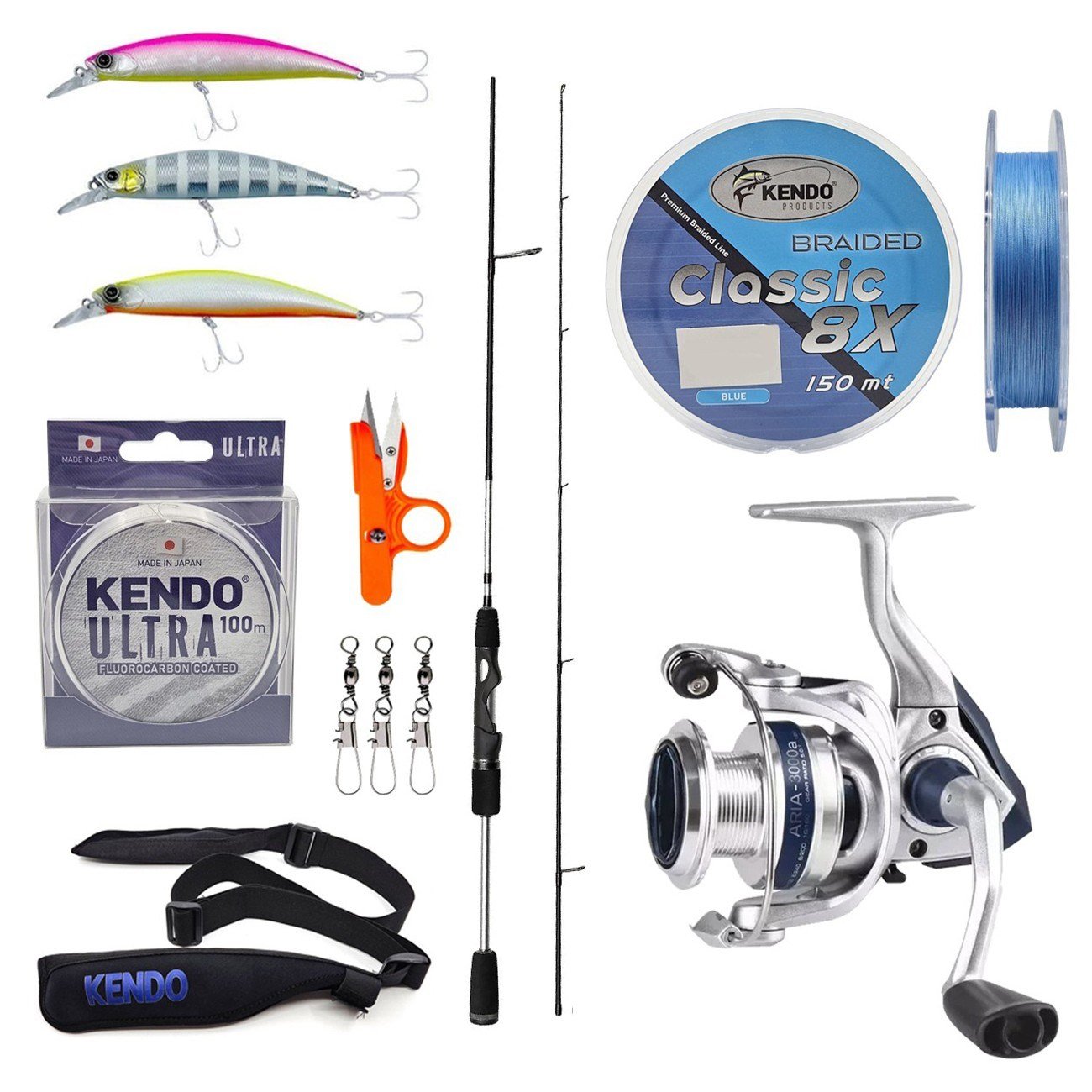 YekOutdoor Spin Olta Seti Okuma Helios SX Spin 2,70cm 15-45 gr 2 Parça Spin Kamışı&Okuma ARIA-C4000a Olta Makinesi