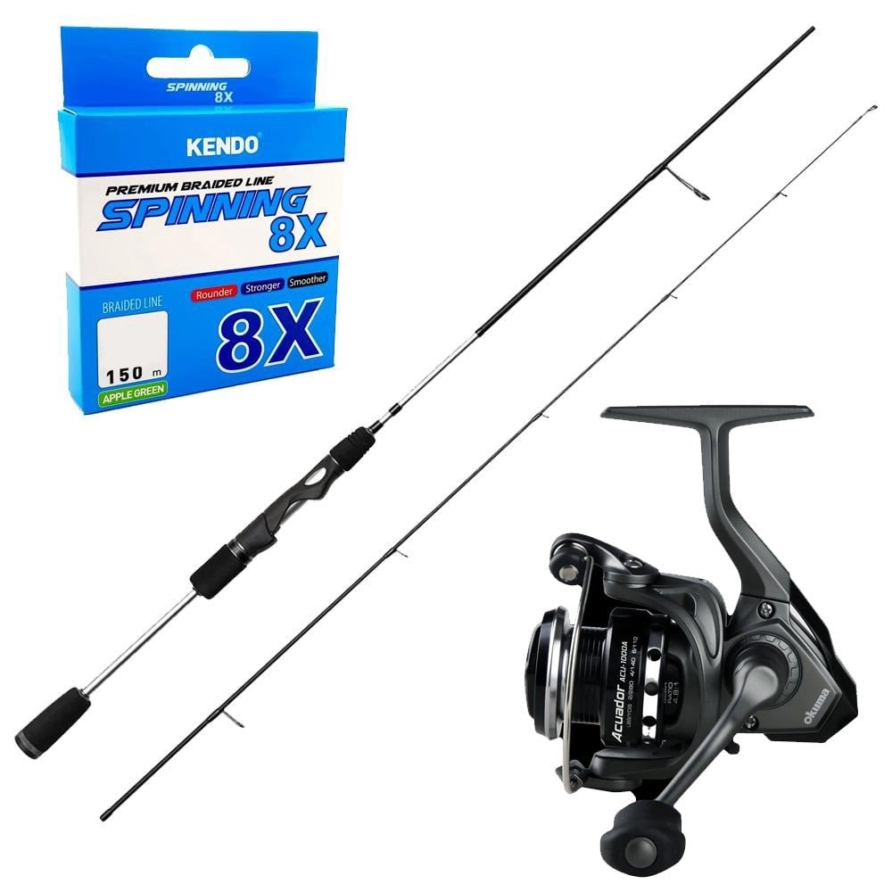 YekOutdoor Üst Düzey Okuma Spin Olta Seti  Okuma Helios SX Spin 2,70cm 15-45 gr 2 Parça Spin Kamışı&Okuma Acuador ACU-5000A 3+1BB Olta Makinesi