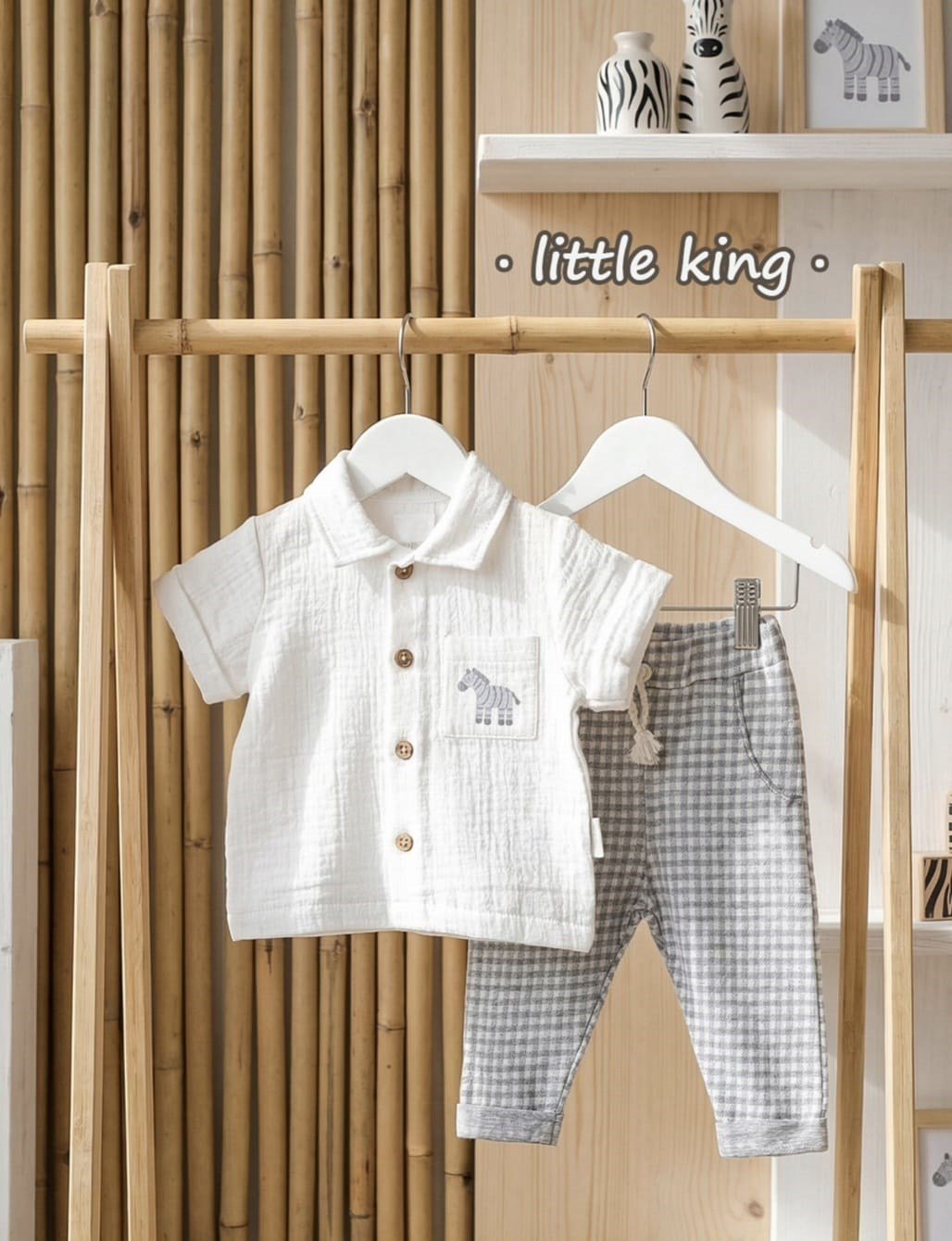 BEBEK TAKIM 2 PCS SET LITTLE KING