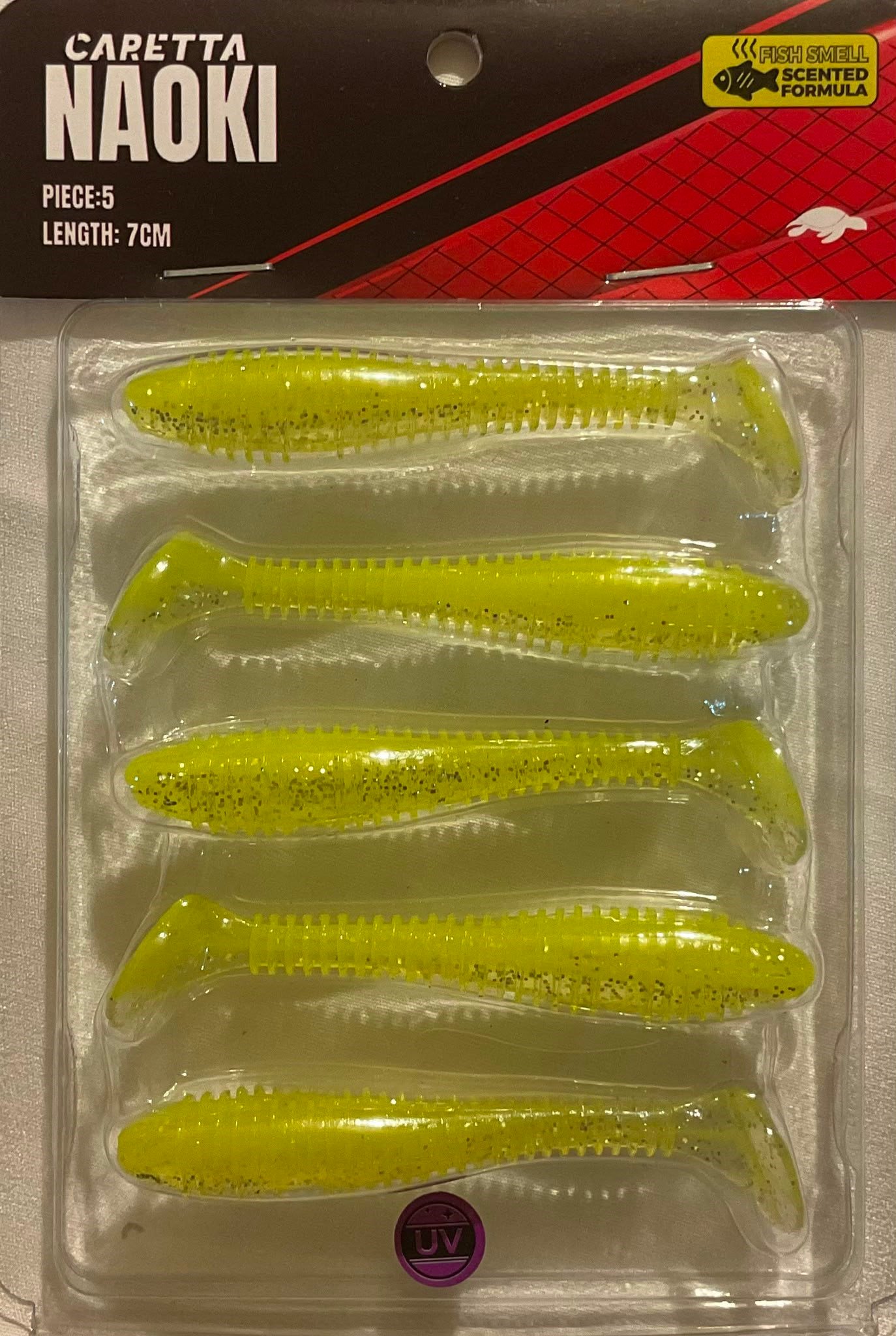 CARETTA NAOKİ 7 CM 3.2GR UV SİLİKON BALIK