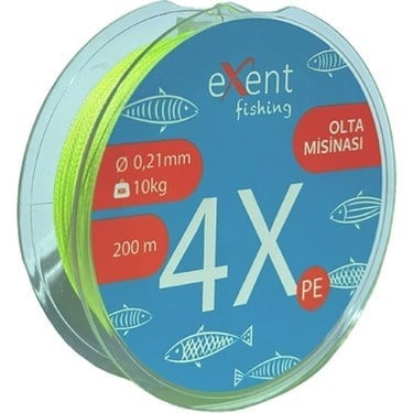 Exent Fishing 200m 0.21 Olta Misinası
