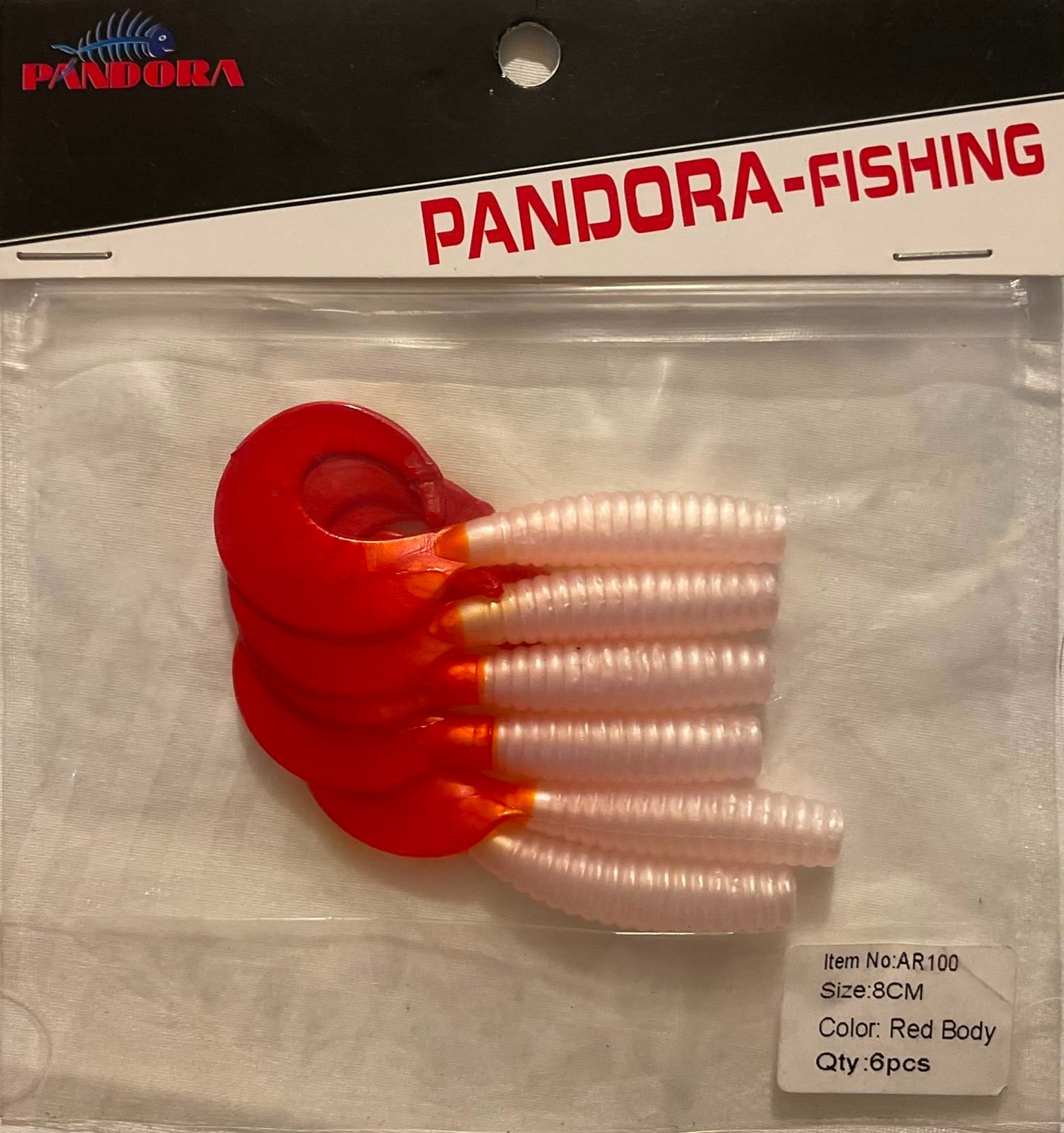 PANDORA RED BODY 8 CM 6ADET SİLİKON BALIK