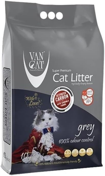 VanCat Aktif Karbonlu Kedi Kumu 10 Litre