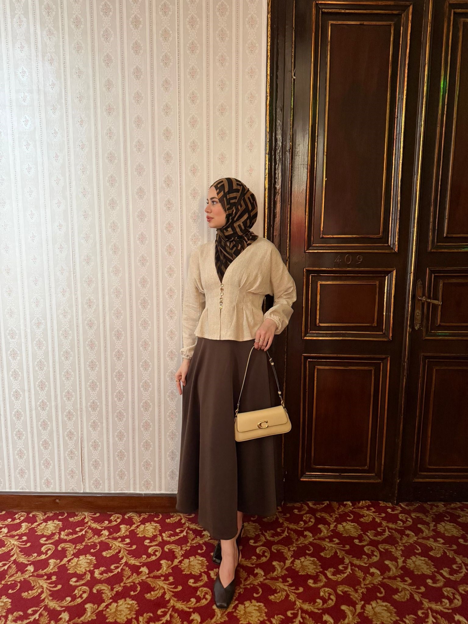 Scuba Kahverengi Etek