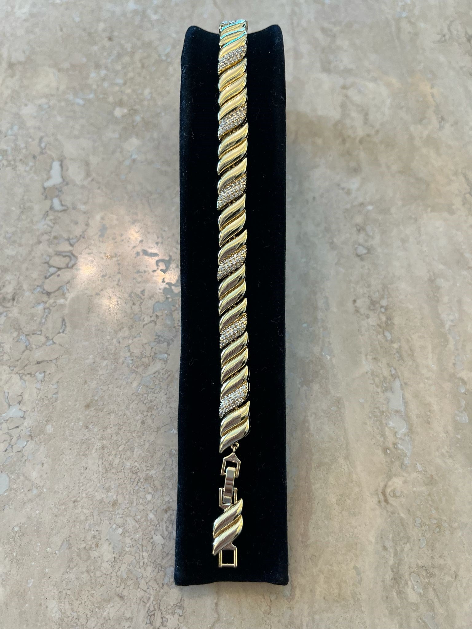 14 K Gold rengi bileklik