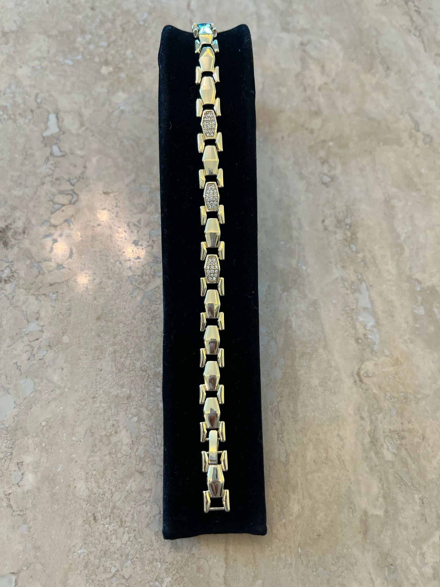 14 K Gold rengi bileklik