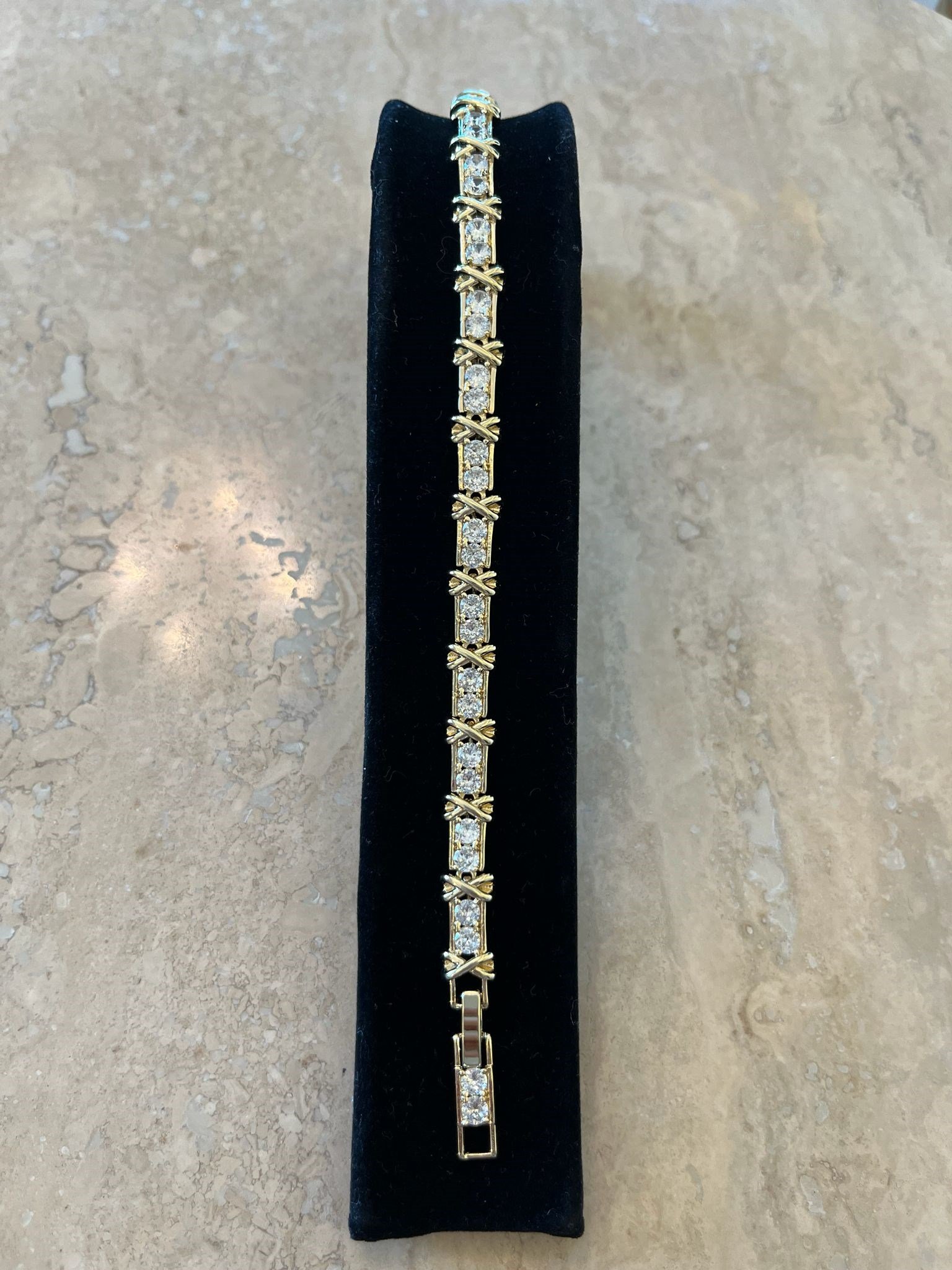 14 K Gold rengi bileklik