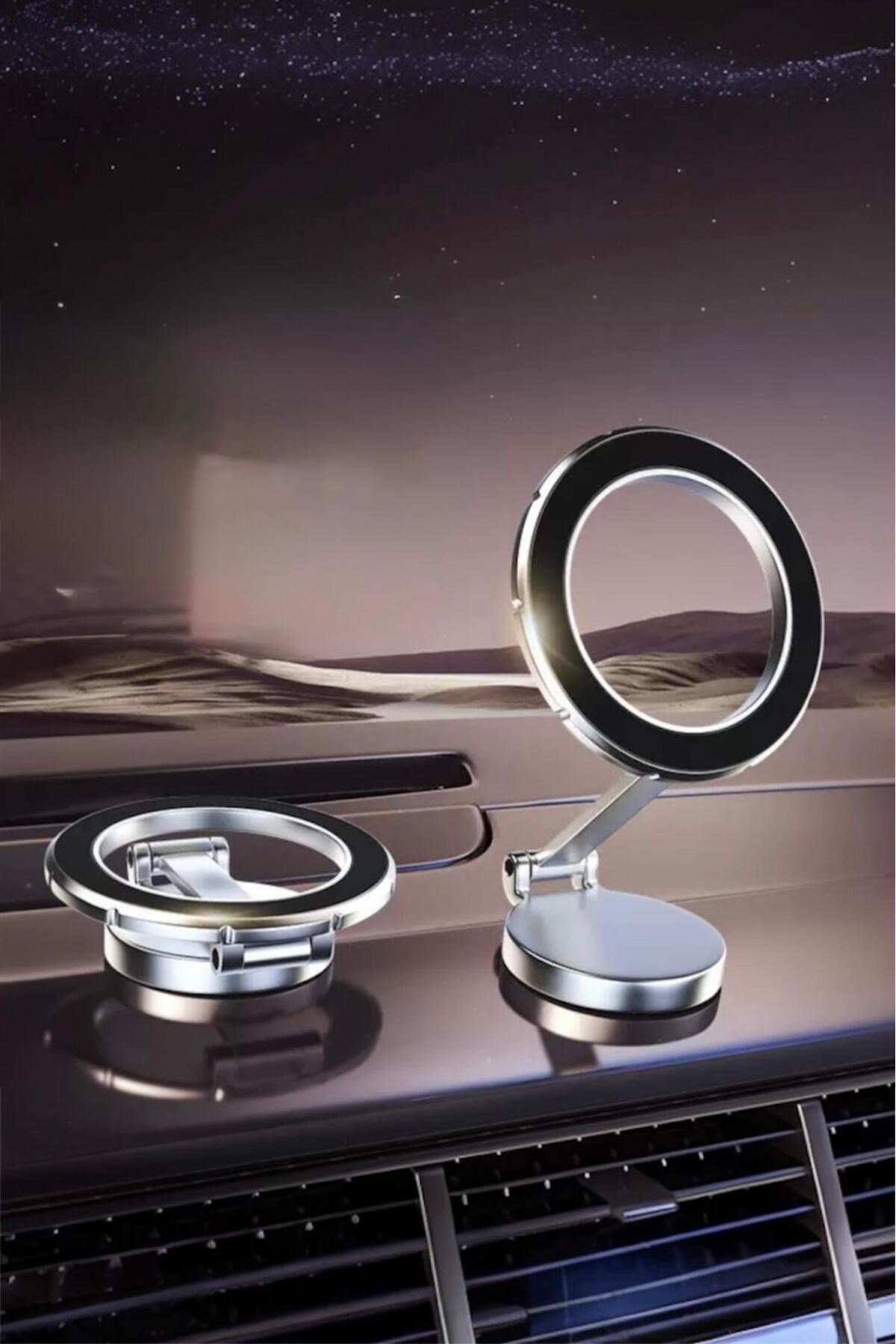 OXHOLD 7 Manyetik Araç Telefon Tutucu 360° Dönebilen Mıknatıslı