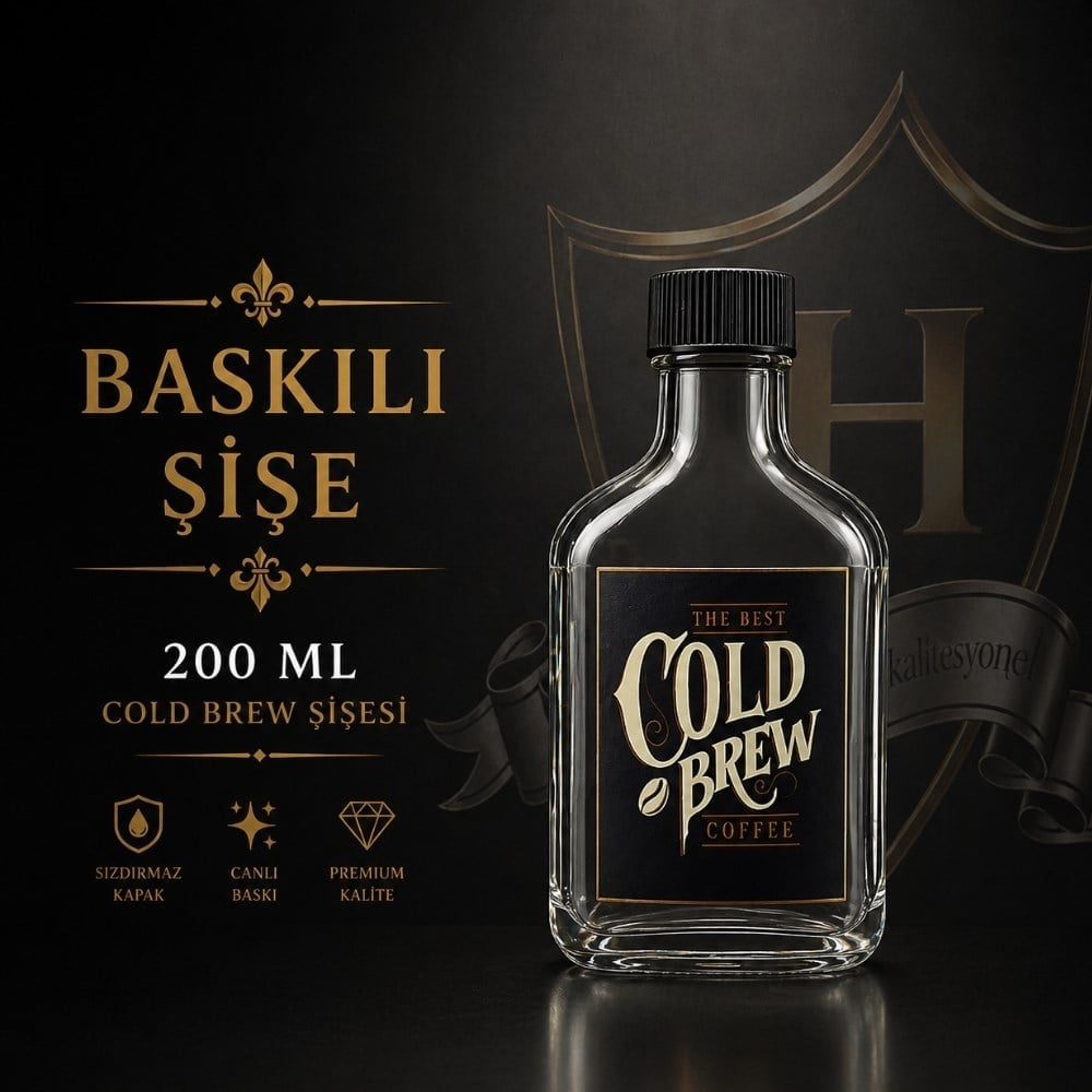 200 ml Baskılı Şişe Cold Brew