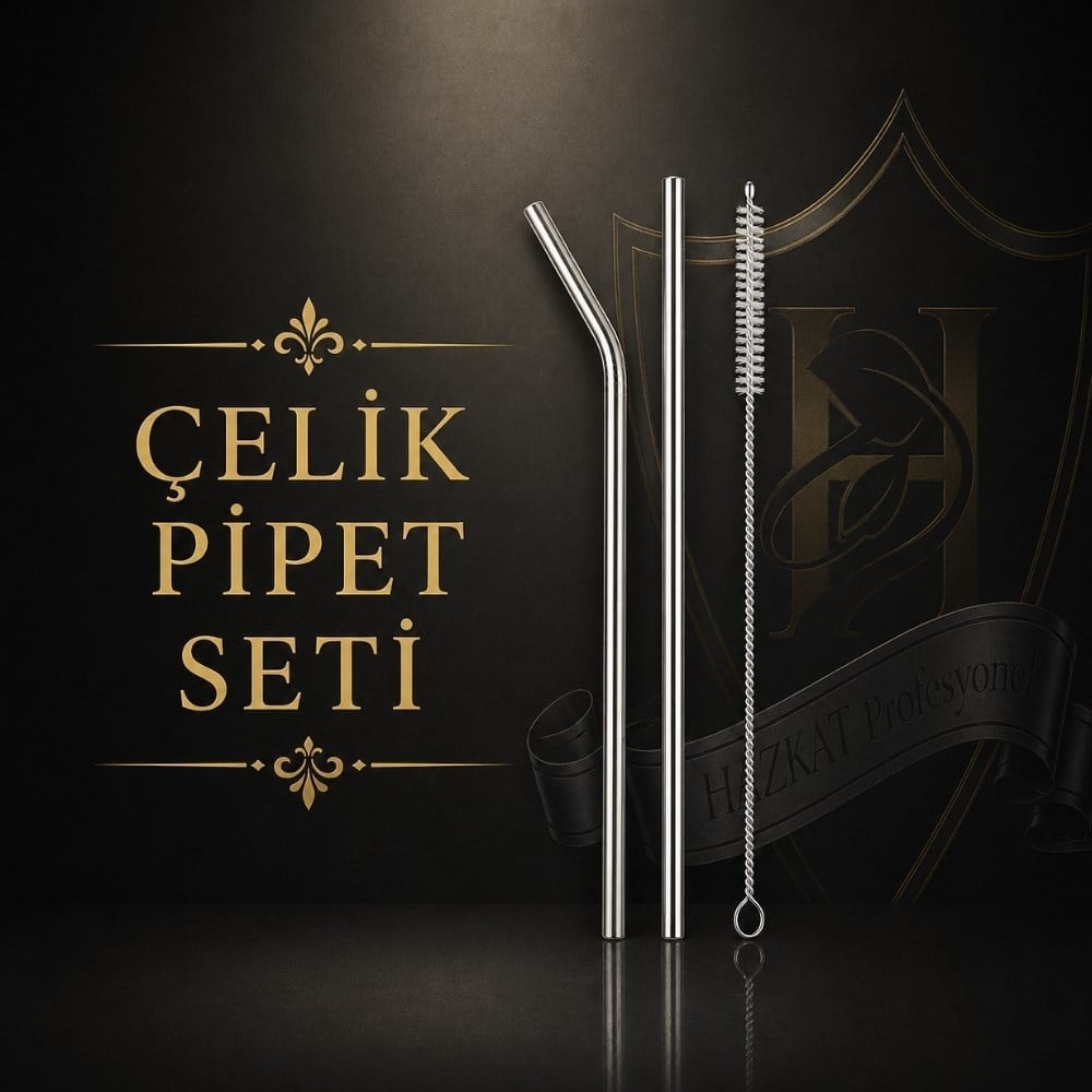Çelik Pipet Seti