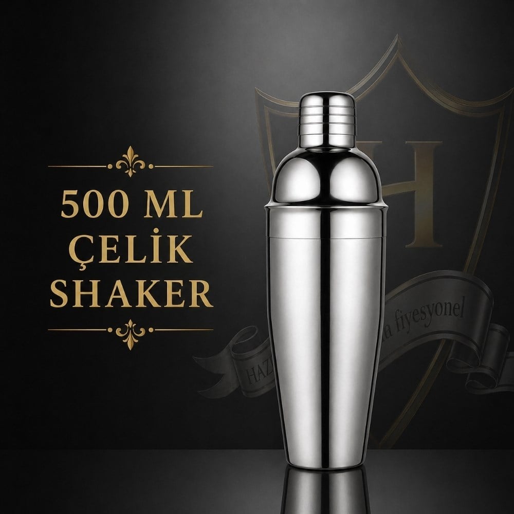 Çelik Shaker 500 ml