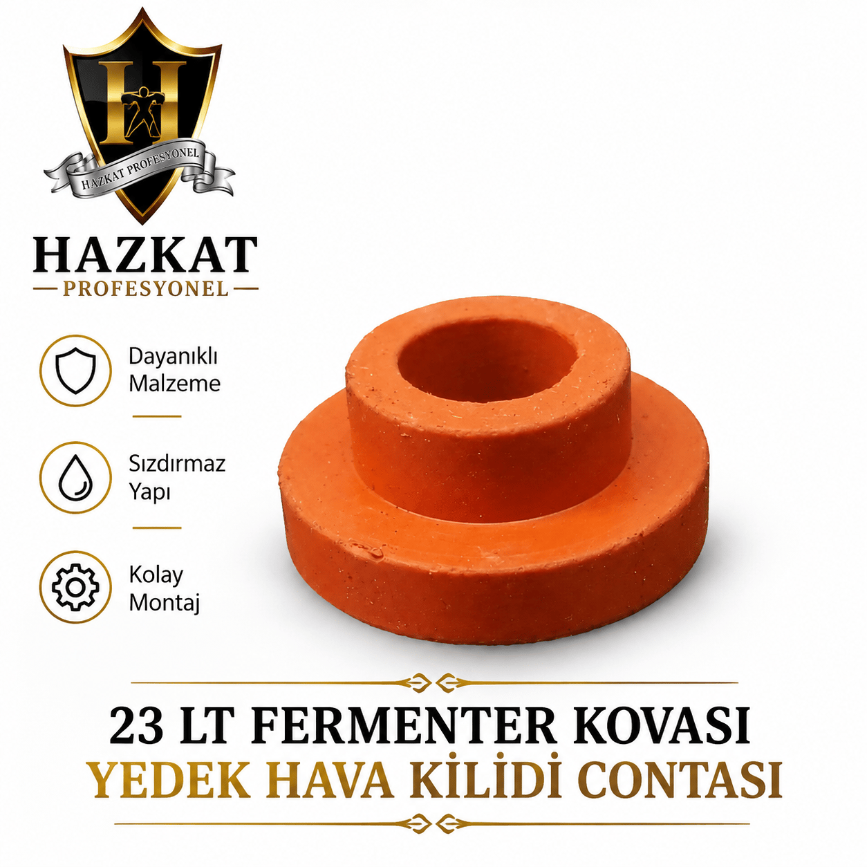 Fermenter Kovası Yedek Hava Kilidi Contası