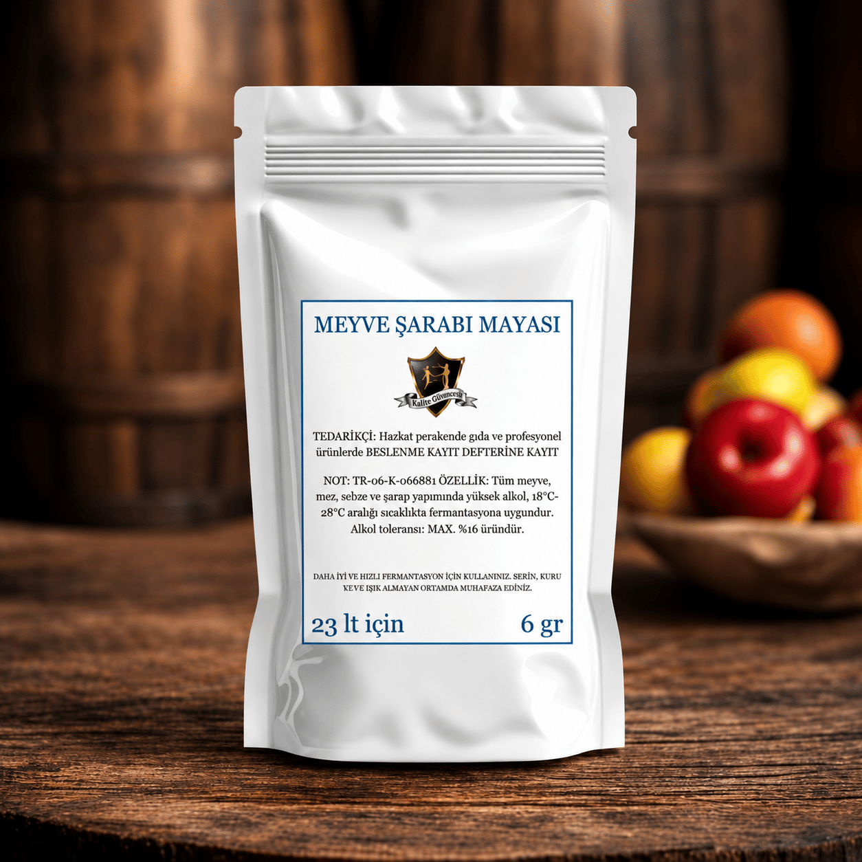 Meyve Şarabı Mayası 6gr