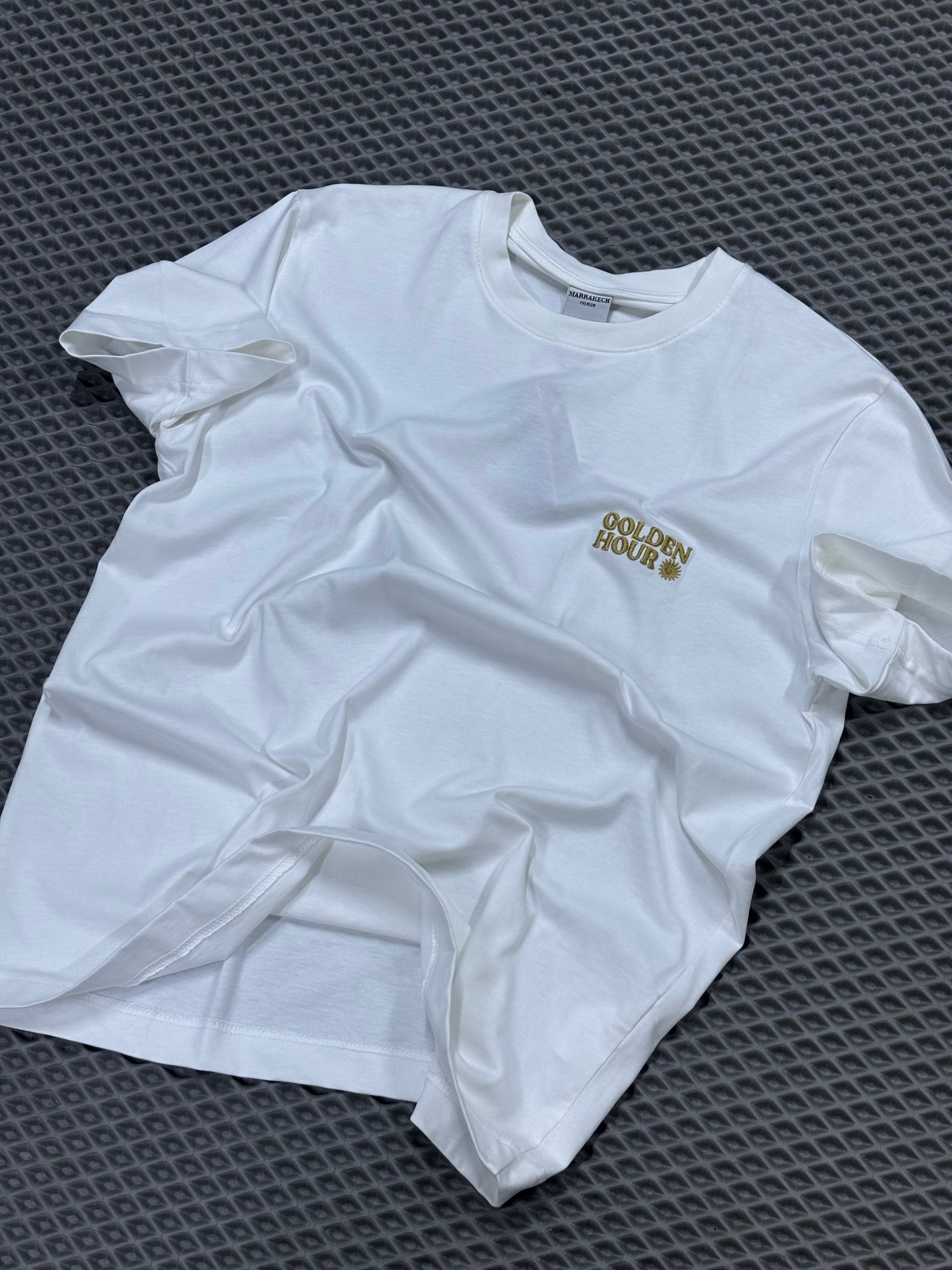  Golden Hour Beyaz T-shirt