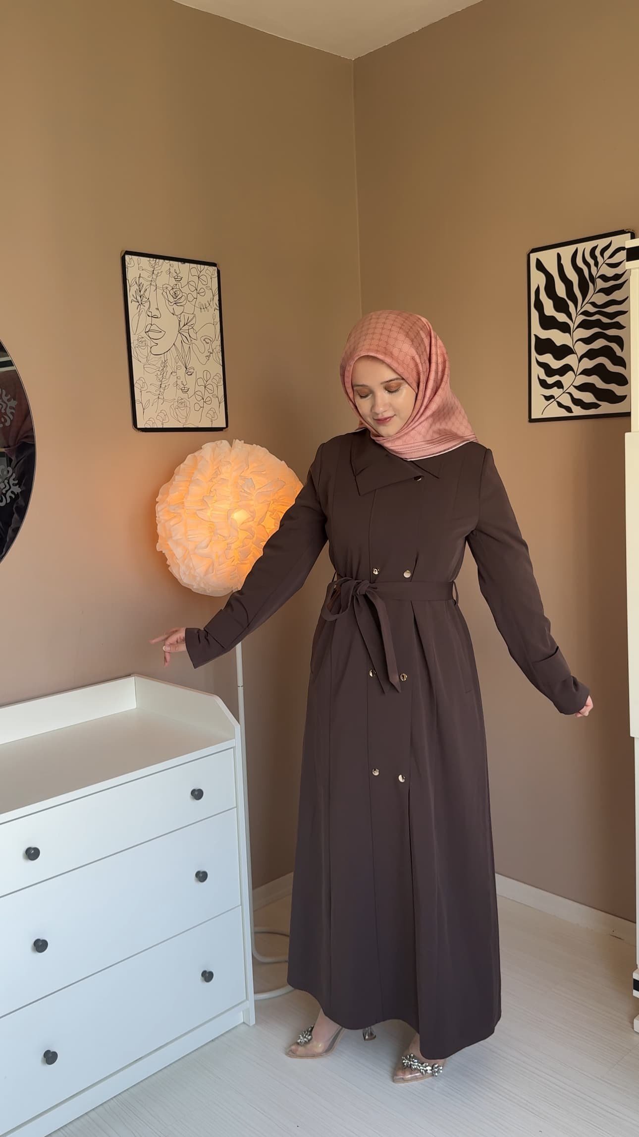 Armina Kahverengi Trençkot