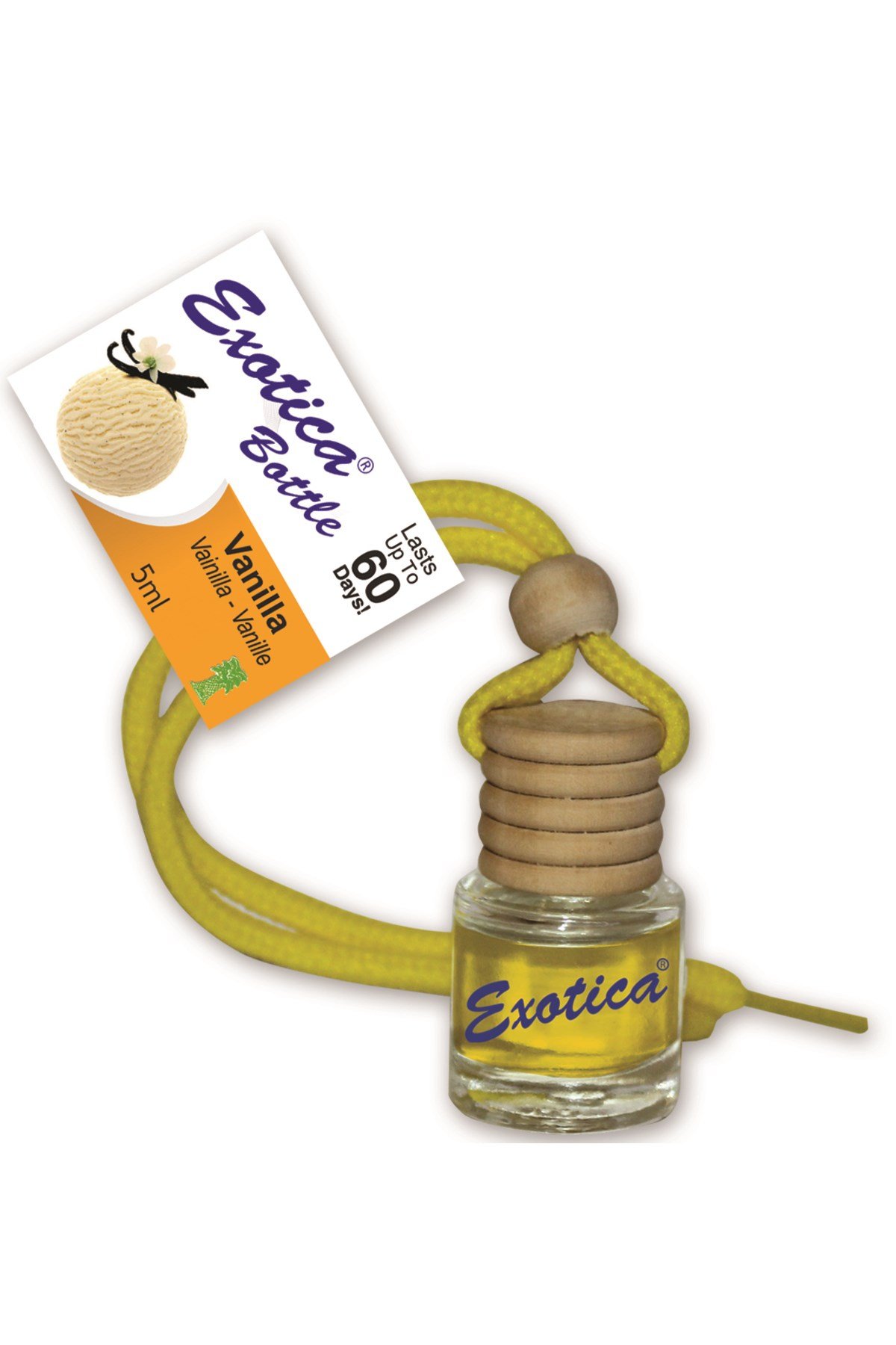 Fresheners Glass Bottle American Vanilla Elite Class Ortam ve Oto Koku (Made In Usa)