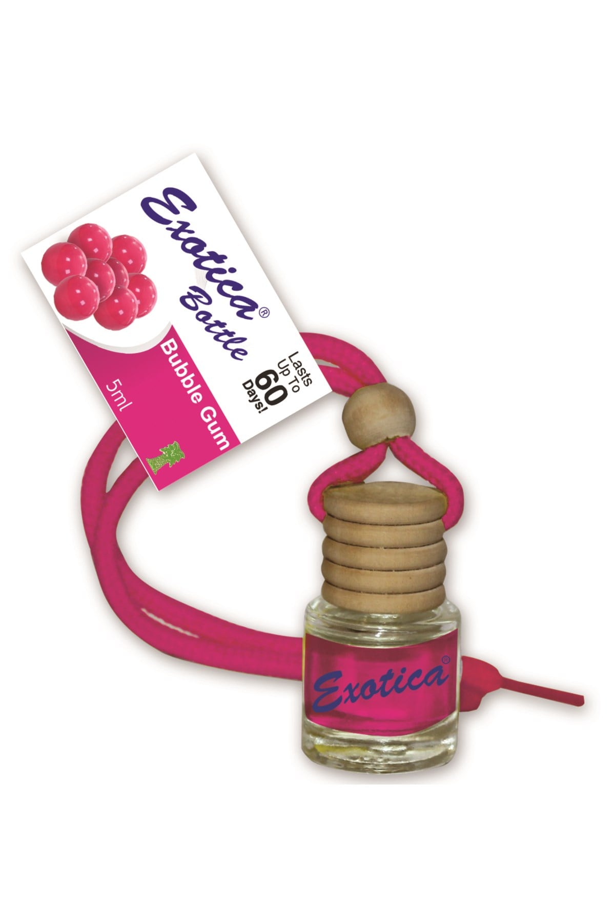 Fresheners Glass Bottle Bubble Gum Elite Class Ortam ve Oto Koku (Made In Usa)