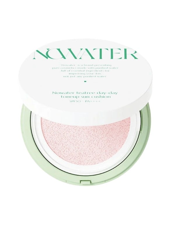Teatree Day-Day Tone Up Sun Cushion SPF50+ | Çay Ağacı Özlü Renkli Güneş Kremi Cushion | 01 Romantic Light