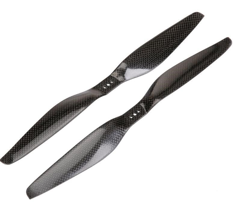 1855 Karbon Fiber Drone Pervane Seti CW CCW Siyah