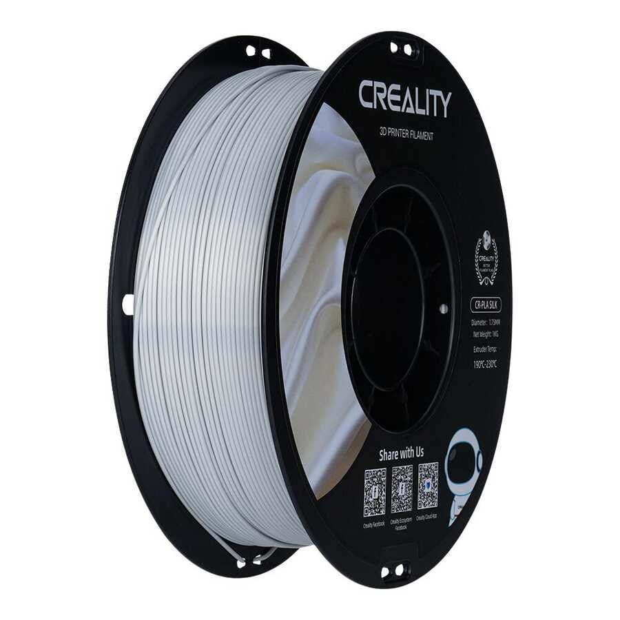 Creality Silk PLA Gümüş Filament 1.75mm 1 Kg