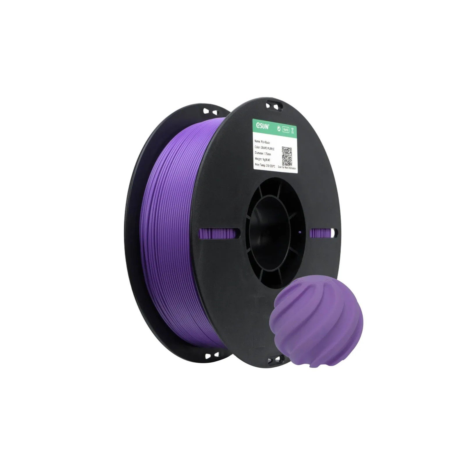 eSUN PLA Basic Üzüm Moru Filament 1.75mm 1 Kg