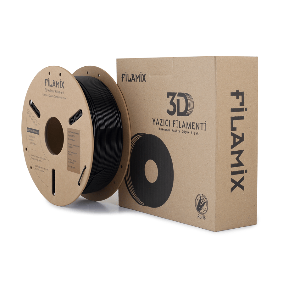 Filamix Hyper PETG Siyah Filament 1.75mm 1 Kg