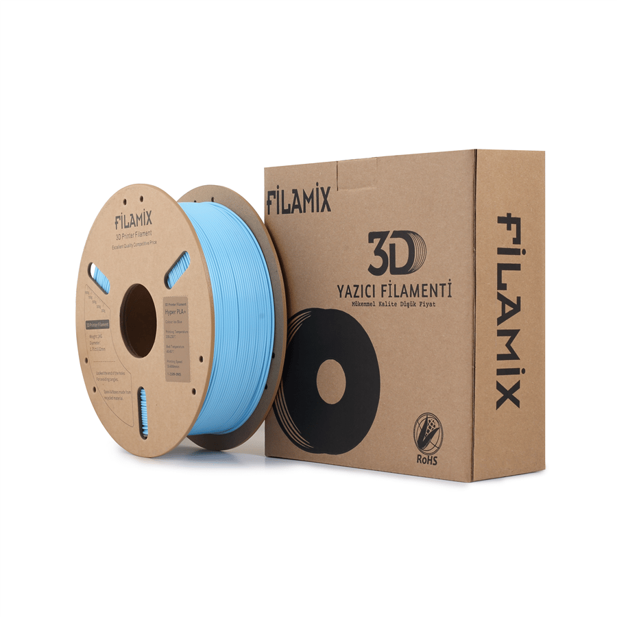 Filamix Hyper Speed PLA+ Buz Mavi Filament 1.75mm 1 Kg