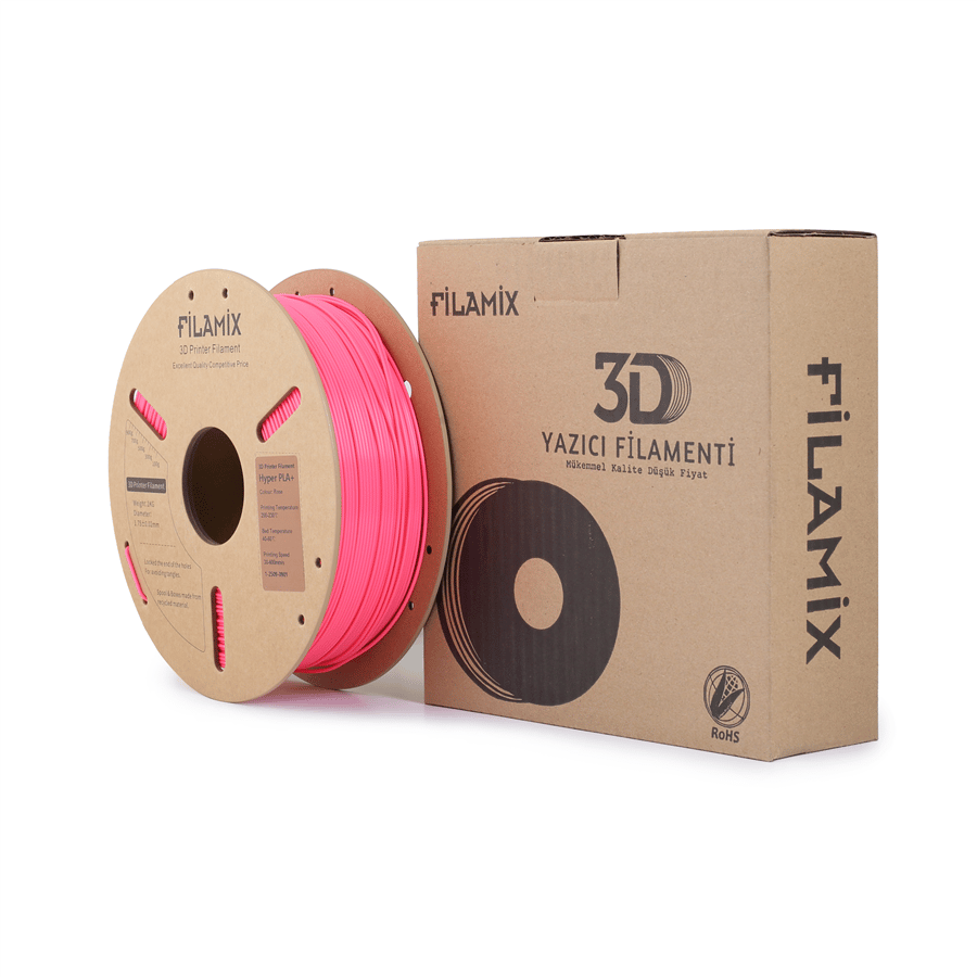 Filamix Hyper Speed PLA+ Gül Rengi Filament 1.75mm 1 Kg
