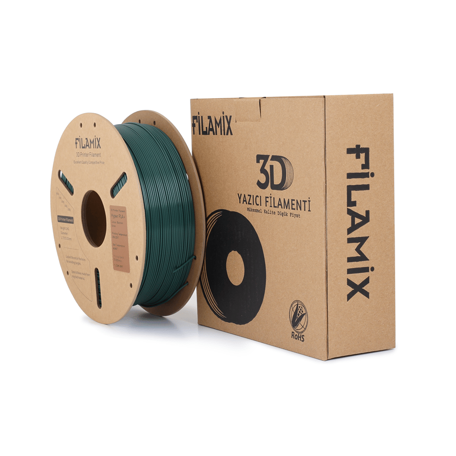 Filamix Hyper Speed PLA+ Koyu Yeşil Filament 1.75mm 1 Kg