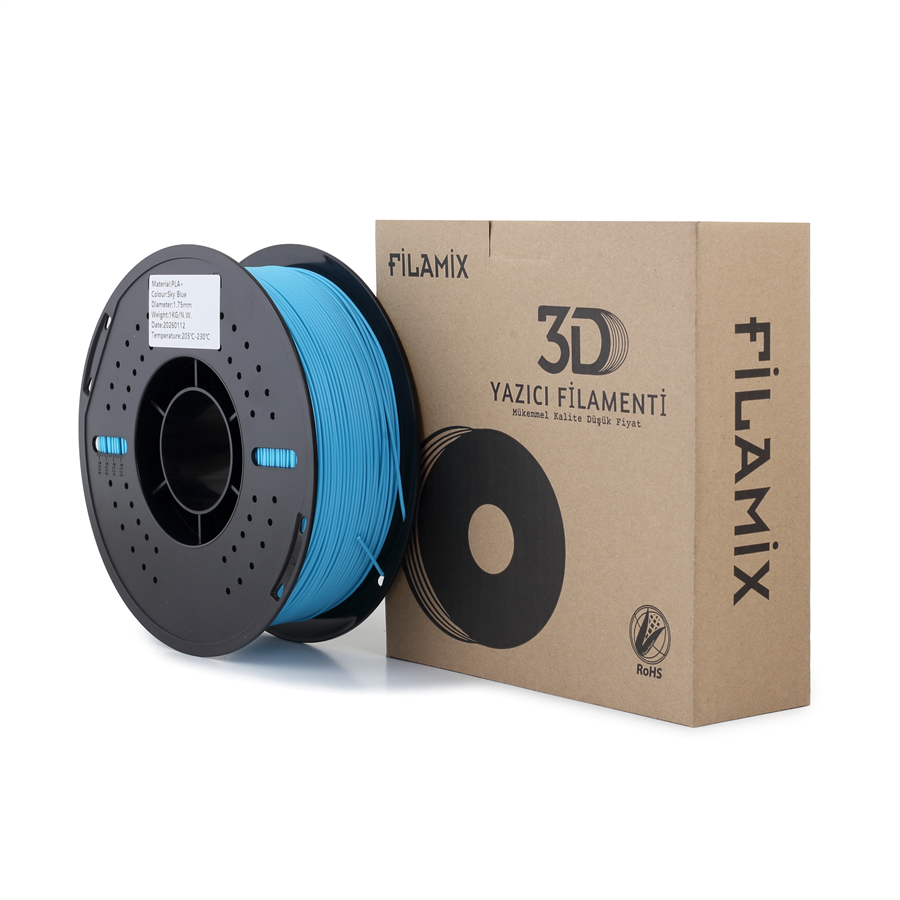 Filamix PLA+ Gök Mavisi Filament 1.75mm 1 Kg