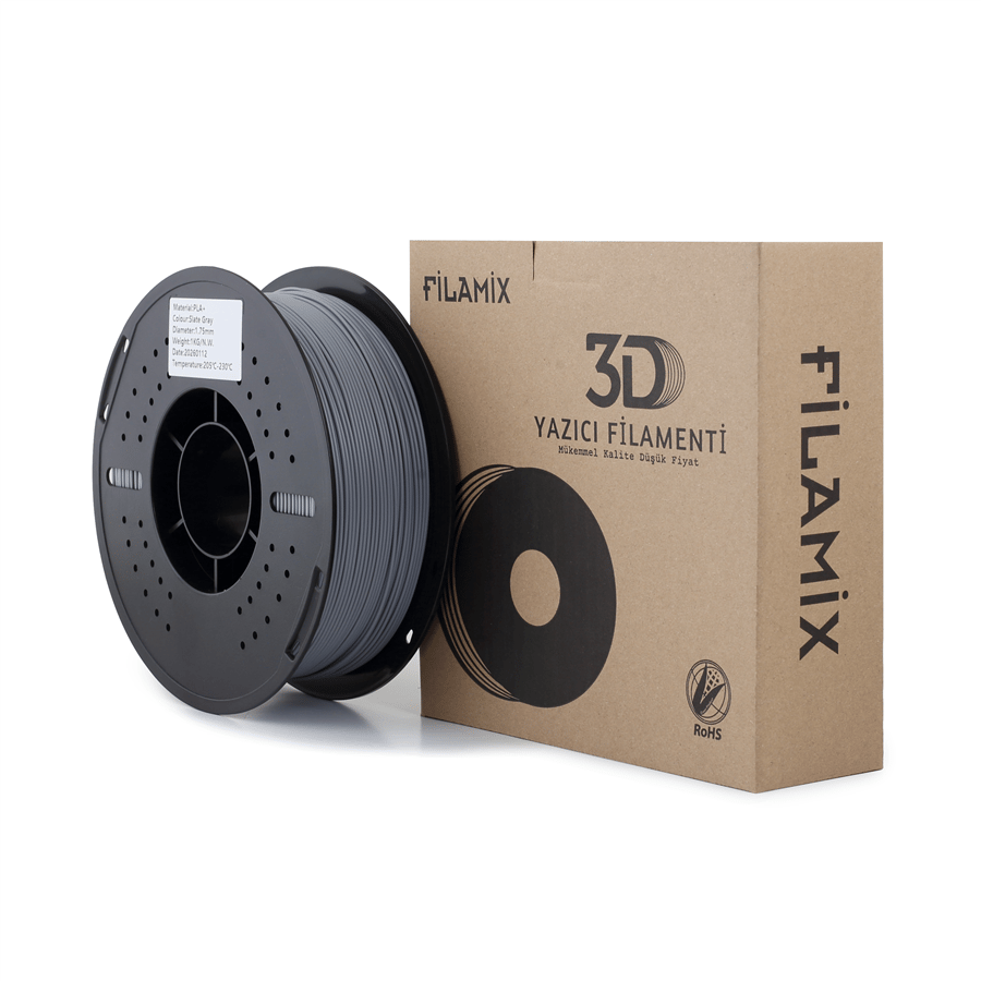 Filamix PLA+ Gri Filament 1.75mm 1 Kg