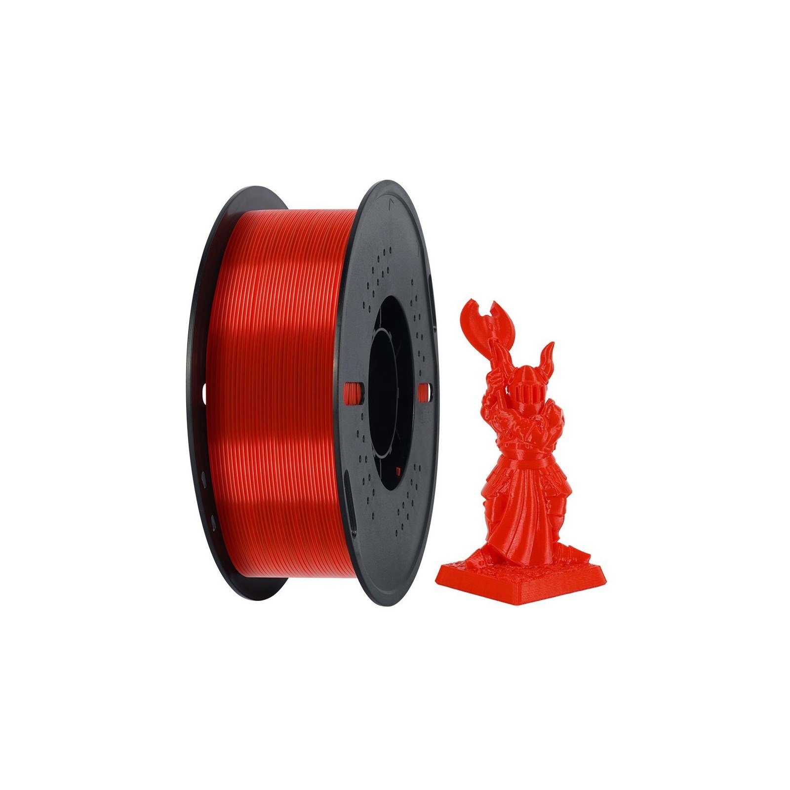 Kingroon Petg Basic Flu Kırmızı Filament 1.75mm 1kg