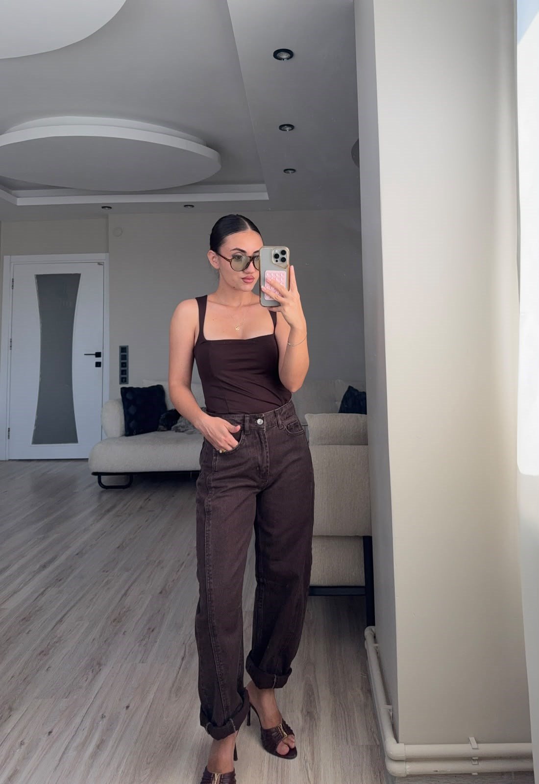 YÜKSEK BEL BALON JEAN - LF108