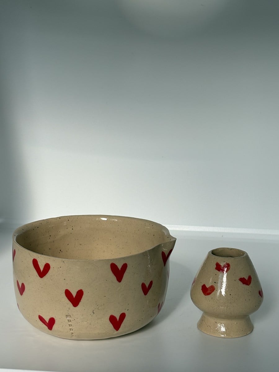 Heart Matcha Set