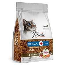 FELICIA 1 KG KOLAJENLİ SOMONLU AZ TAHILLI YETİŞKİN KEDİ MAMASI 