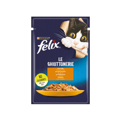 Felix Tavuk Etli Kedi Yaş Mama 26x85g
