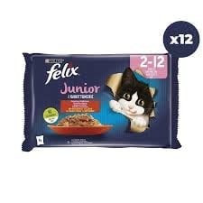 Felix Yavru Kedi Avantajlı Paket 12(4x85g)